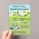 Buscar golf cuadradas invitaciones Para él