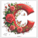 Buscar flor rosa roja pegatinas Amor