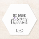 Buscar anillo boda posavasos Recién casados