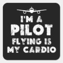 Buscar pilot cuadradas pegatinas Piloto