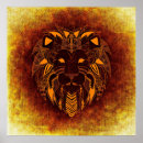 Buscar león abstracto posters Fondo