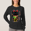 Buscar gato de la fortuna camisetas Maneki