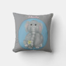 Buscar elefante lindo cojines Cualquier niño