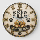 Buscar golden retriever relojes de pared Dog lover