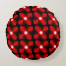 Buscar flores rojas en negro cojines Para todos