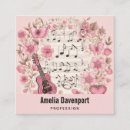Buscar notas musicales tarjetas de visita Mariposa