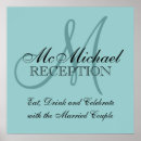 Buscar moderno boda posters Monograma