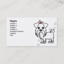 Buscar maltés tarjetas de visita Perrito