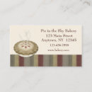 Buscar empanadas tarjetas de visita Repostería y pastelería