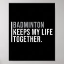 Buscar bádminton posters Lanzadera