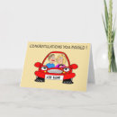 Buscar prueba de conducción tarjetas Nuevo conductor