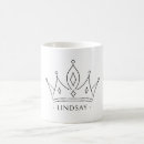 Buscar corona de la princesa tazas Reina