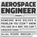 Buscar aeroespacial pegatinas Ingeniero