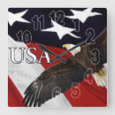 Buscar ejército relojes de pared Águila