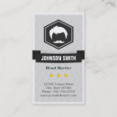 Buscar corte pelo de tarjetas de visita Elegante