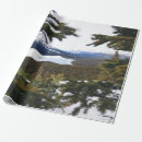 Buscar montañas papel de regalo Invierno