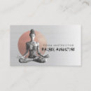 Buscar master tarjetas de visita Profesor de yoga