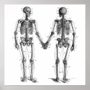 Buscar esquelético posters Blanco y negro