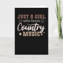 Buscar música country tarjetas País