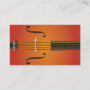 Buscar violín viola tarjetas de visita Instrumento
