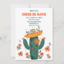 Buscar cactus mexicano invitaciones Cinco de mayo