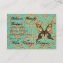 Buscar zoológico tarjetas de visita Mariposa