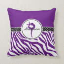 Buscar estampado de zebra cojines Negro