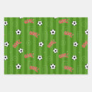 Buscar campo fútbol de papel de regalo Equipo