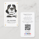 Buscar canino tarjetas de visita Tarjeta de peluquería canina