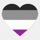 Buscar asexual pegatinas Corazón