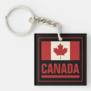 Buscar bandera de canadá llaveros Hoja de arce