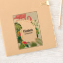 Buscar flores rojas brillantes pegatinas Floral