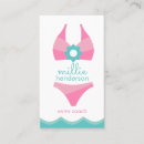 Buscar trajes baño de tarjetas de visita Bikini