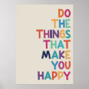 Buscar felicidad posters Feliz