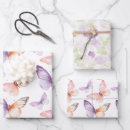 Buscar mariposas papel de regalo Chica