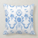 Buscar pavo real blanco cojines Azul y blanco