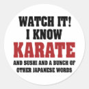 Buscar karate pegatinas Divertido