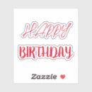 Buscar feliz cumpleaños pegatinas Envoltura de