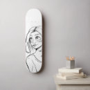 Buscar manga tablas de skate Blanco y negro