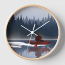 Buscar canoa relojes de pared Bosque