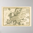 Buscar mapa del vintage de europa posters Continente