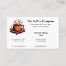 Buscar tostada tarjetas de visita Café