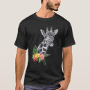 Buscar jirafa floral camisetas Vida silvestre