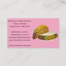 Buscar restaurante mexicano tarjetas de visita Taco