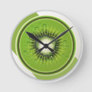 Buscar fruta kiwi de relojes de pared Comida
