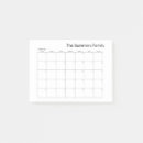 Buscar calendario notas post it Mes