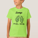 Buscar pulmones camisetas Para niños