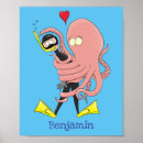 Buscar pulpo lindo posters Cualquier niño