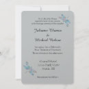 Buscar gris azul invitaciones Romántico