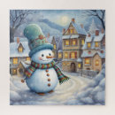 Buscar muñeco de nieve puzzles Navidades